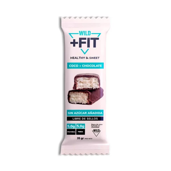 Wild Fit Coco Berries sin azúcar 35 gr