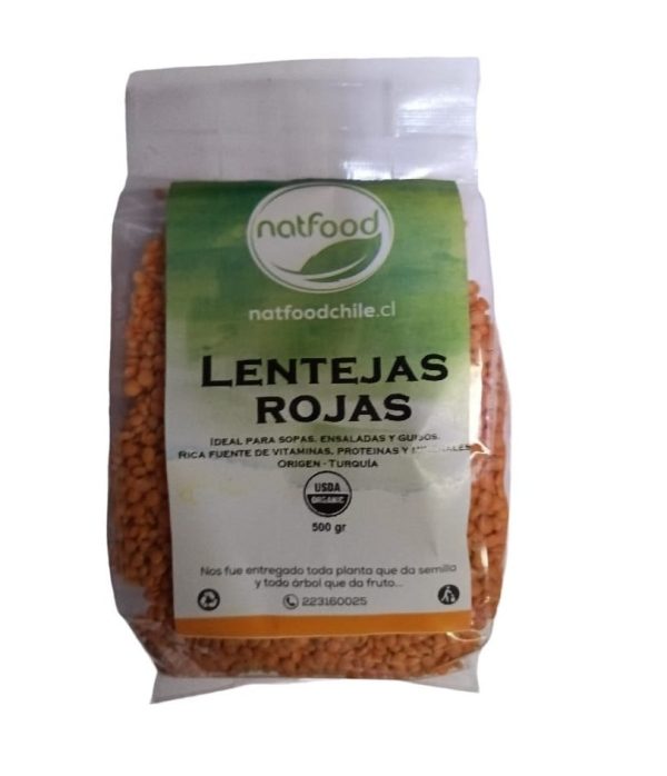 Lenteja Roja 500 gr