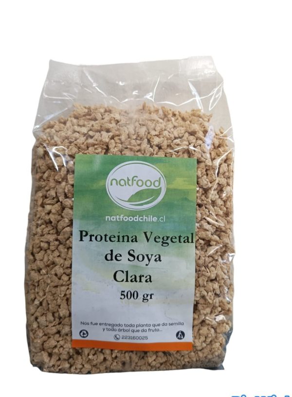 Proteína Vegetal de Soya Clara 500 gr