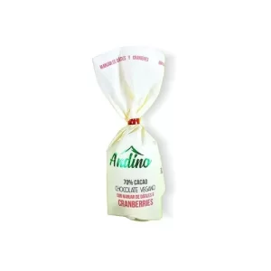Chocoteja Andino 75% CRANBERRIES DÁTILES Alulosa Sin Azúcar 30g.
