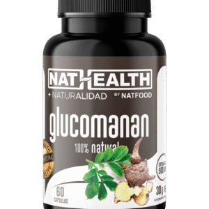 Glucomanan 500 mg 60 capsulas Nathealth