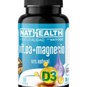 D3+Magnesio 500 mg 60 capsulas Nathealth