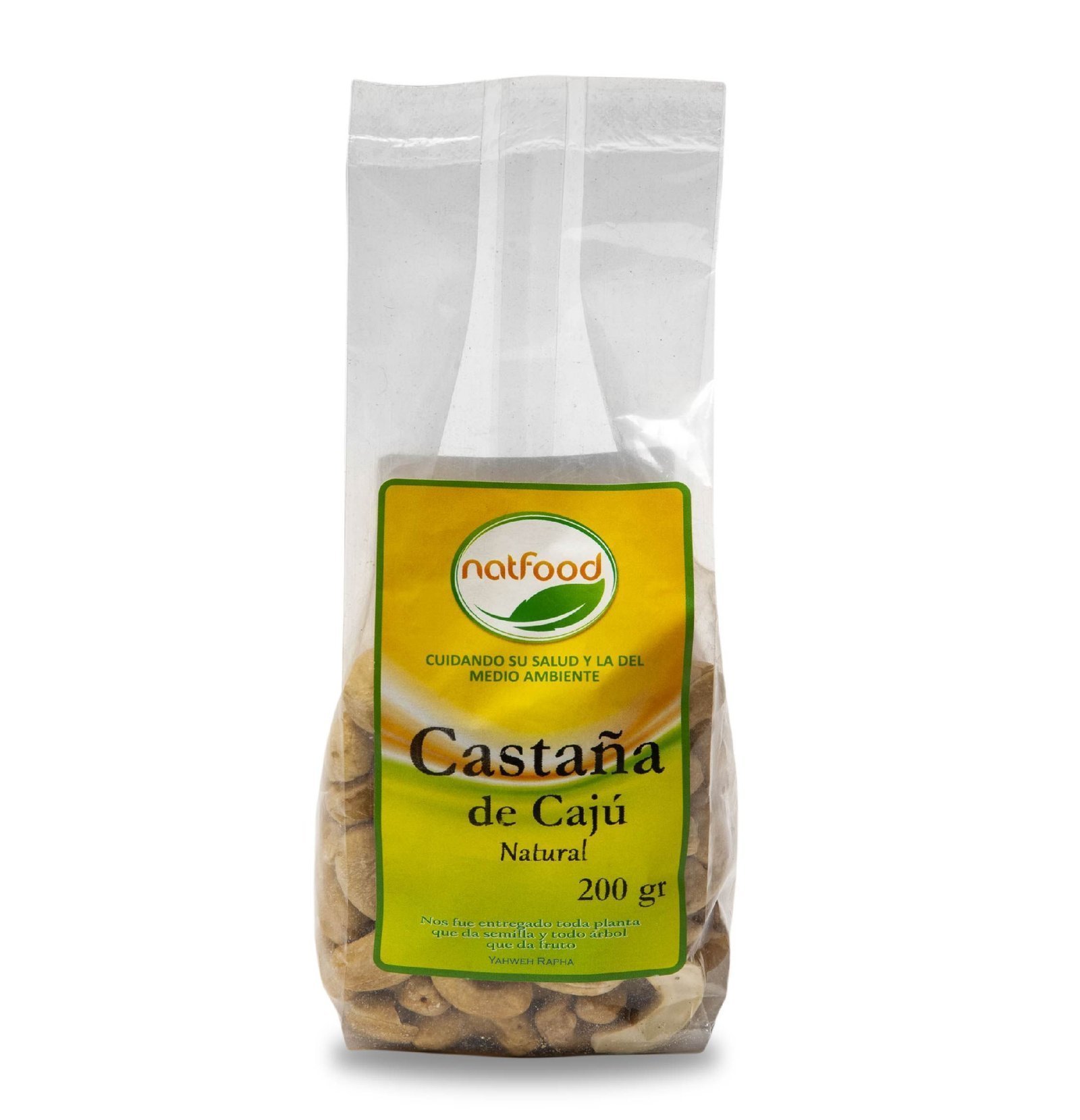 Castañas de Cajú Natural 200 gr 1 Castañas de Cajú Natural 200 gr