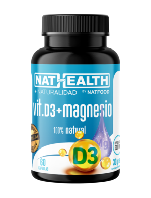 D3+Magnesio 500 mg 60 capsulas Nathealth