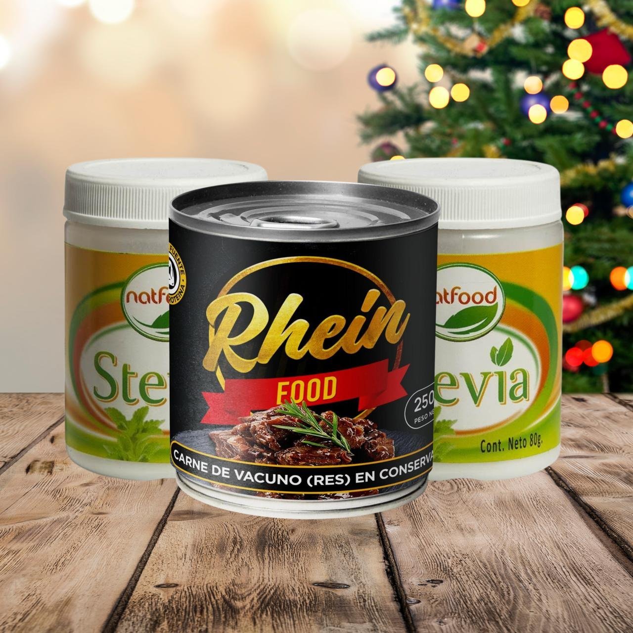 Pack Oferta Kairos ( 2 Stevia 80 gr + Carne de Vacuno en lata ) - Imagen 2