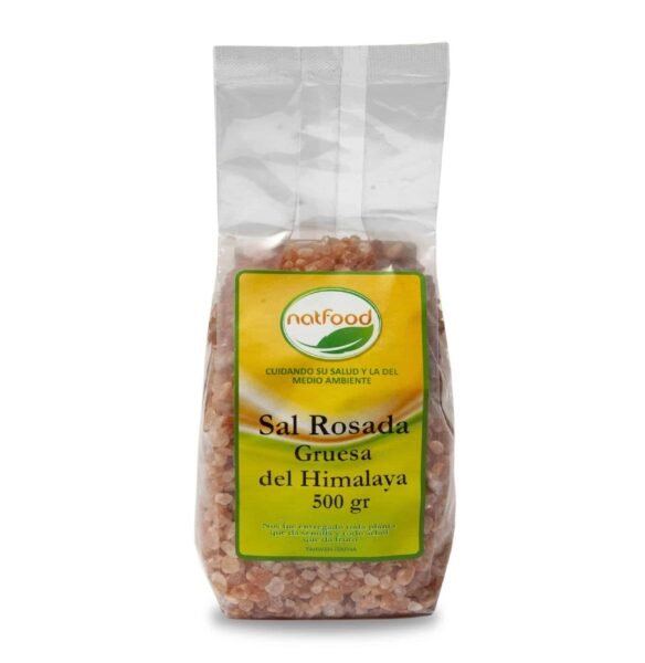 Sal Rosada Gruesa Del Himalaya 500 gr